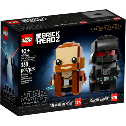 LEGO® BrickHeadz 40547 Obi-Wan Kenobi™ & Darth Vader™ | Star Wars™-Sammelobjekte