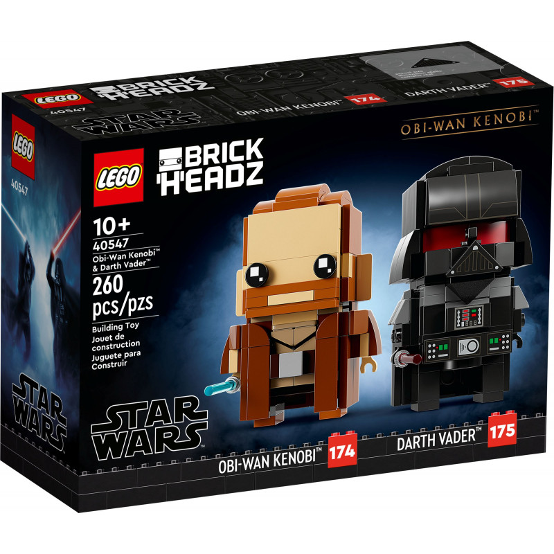 LEGO® BrickHeadz 40547 Obi-Wan Kenobi™ & Darth Vader™ | Star Wars™-Sammelobjekte